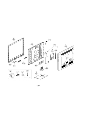 Exploded view parts