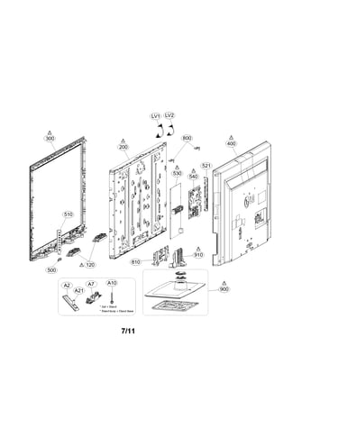 Exploded view parts