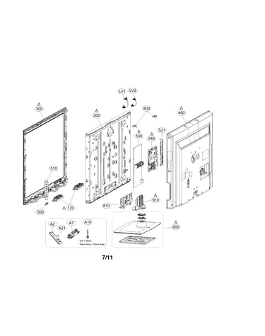 Exploded view parts