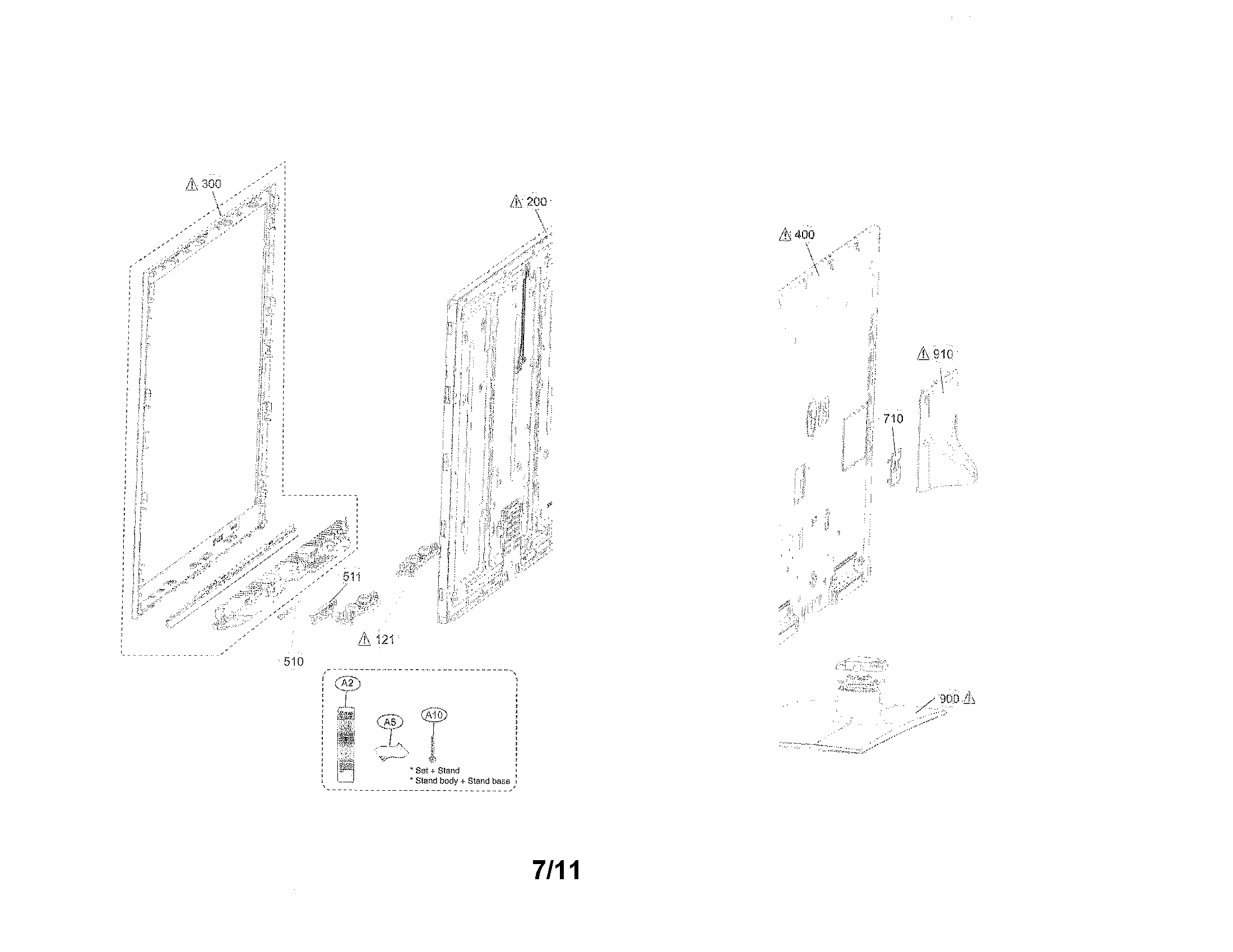 Exploded view parts