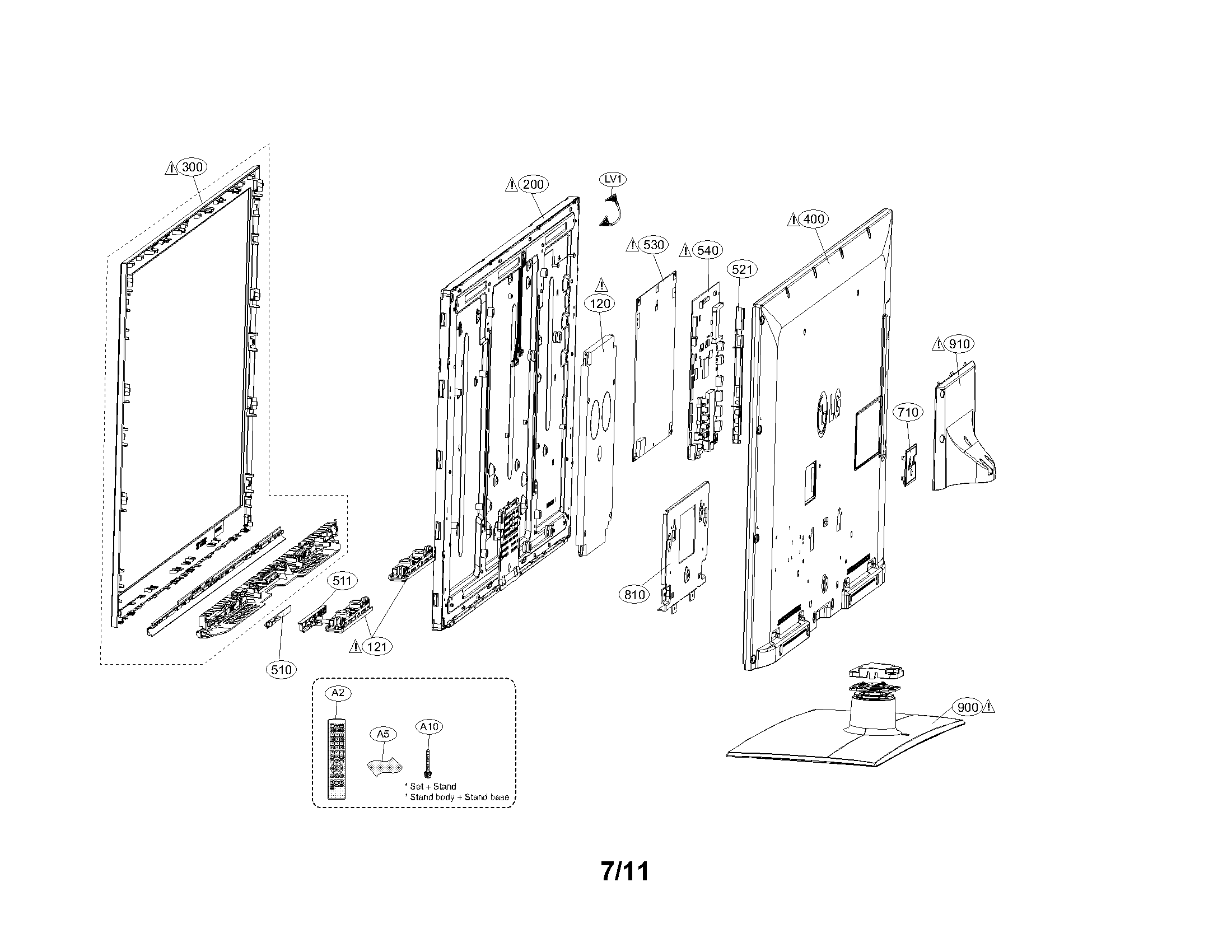 Exploded view part