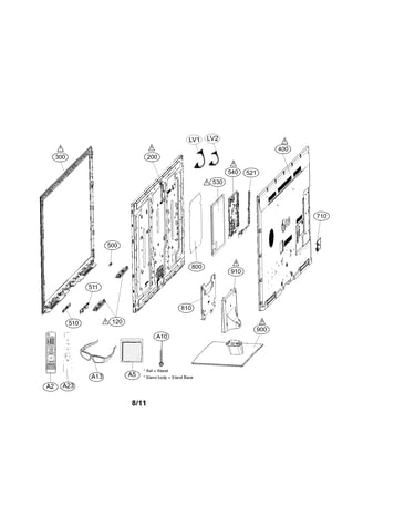 Exploded view parts