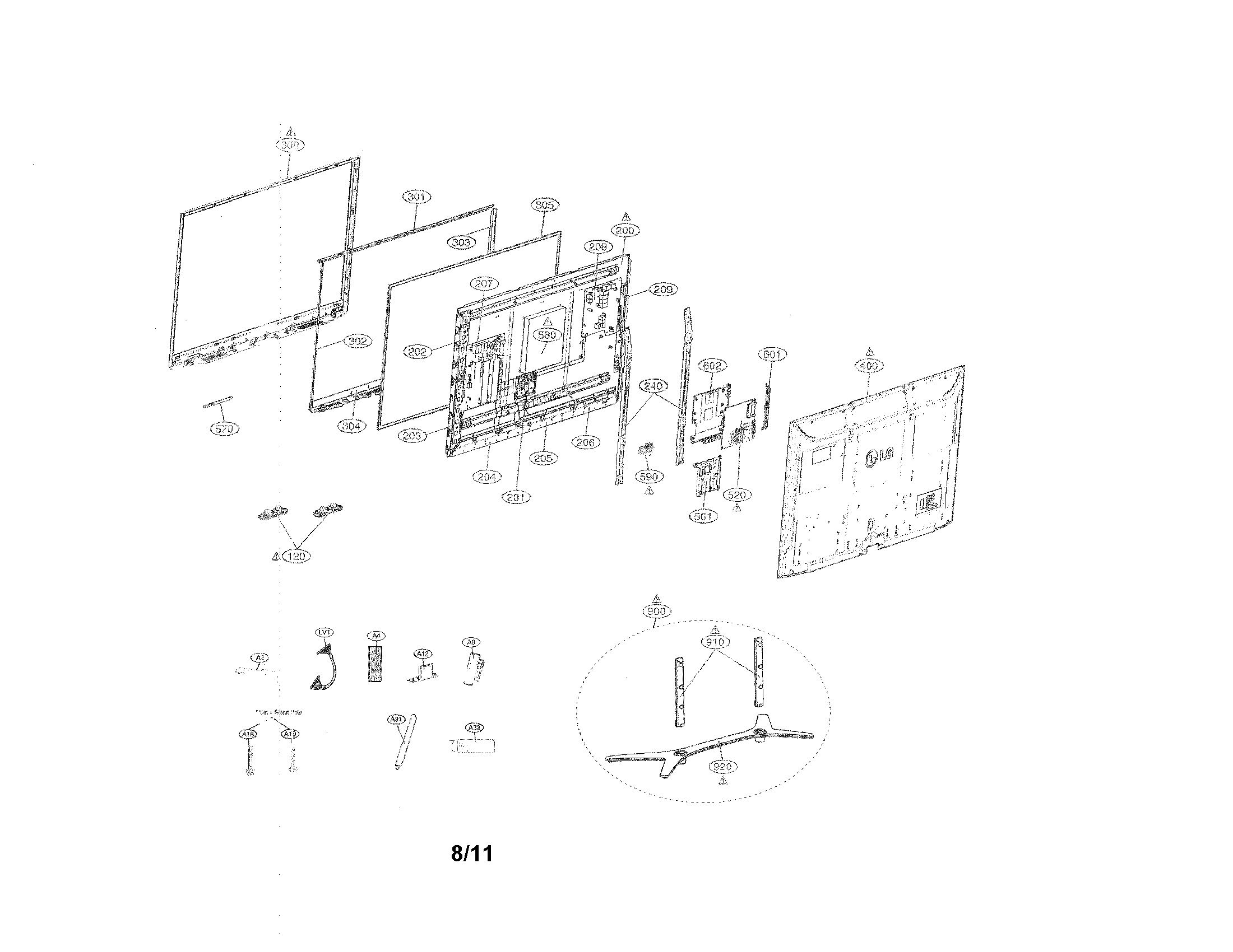 Exploded view parts