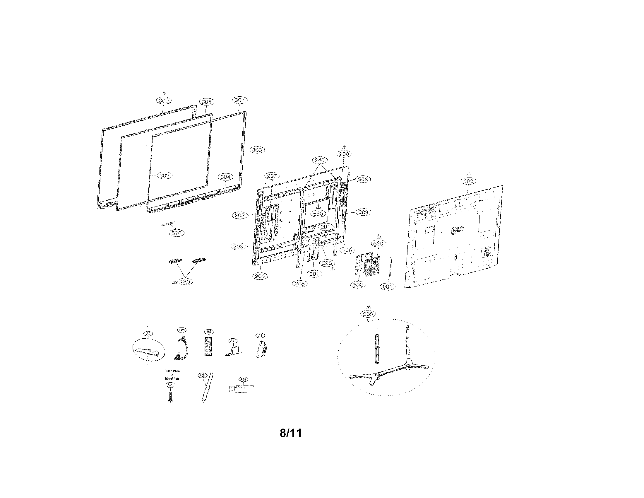 Exploded view parts