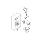 LG LSC27921SB02 ice and water parts diagram