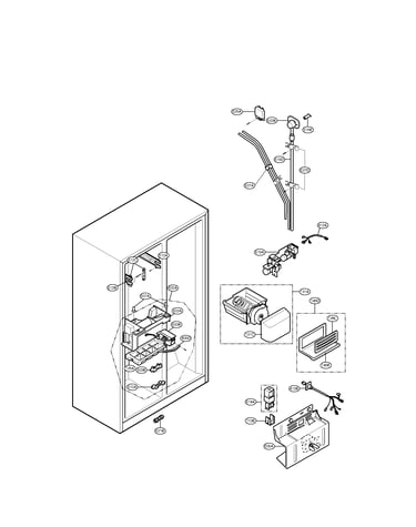 Ice and water parts