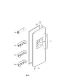 Freezer door parts