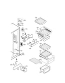 Refrigerator compartment parts