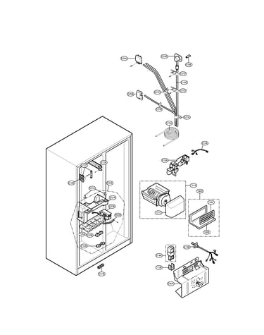 Ice and water parts