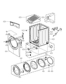 Cabinet and door assembly parts