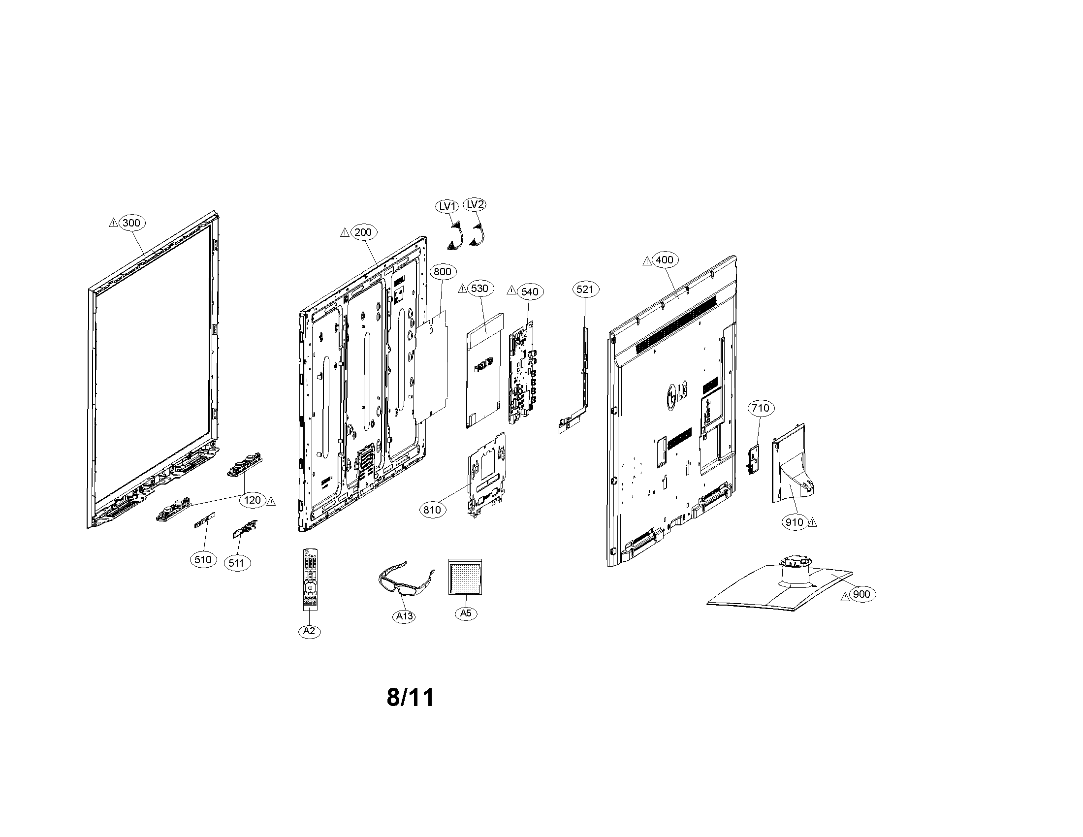 Exploded view part