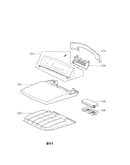 Control panel and plate assembly parts