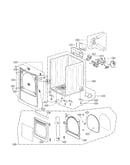 Cabinet and door assembly parts