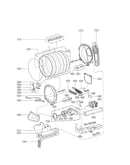 Drum and motor assembly parts