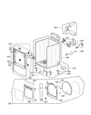 Cabinet and door assembly parts
