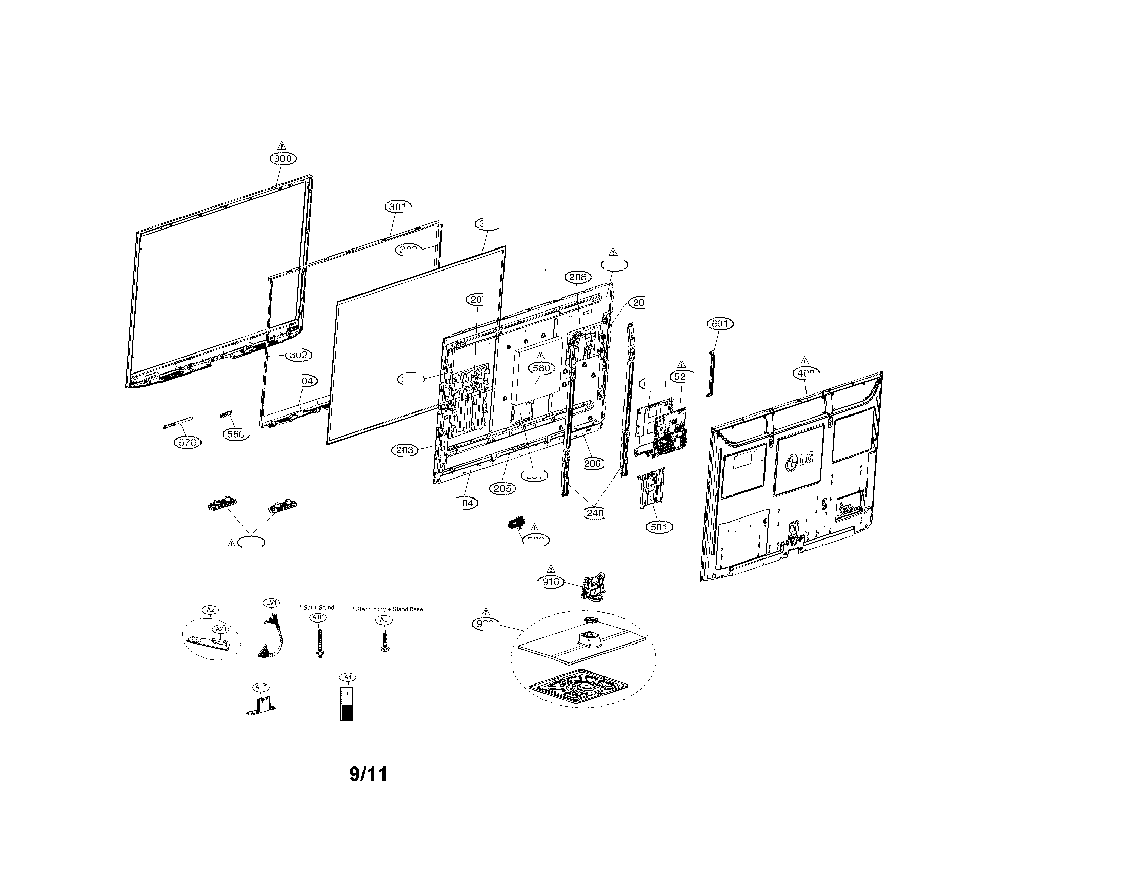Exploded view parts