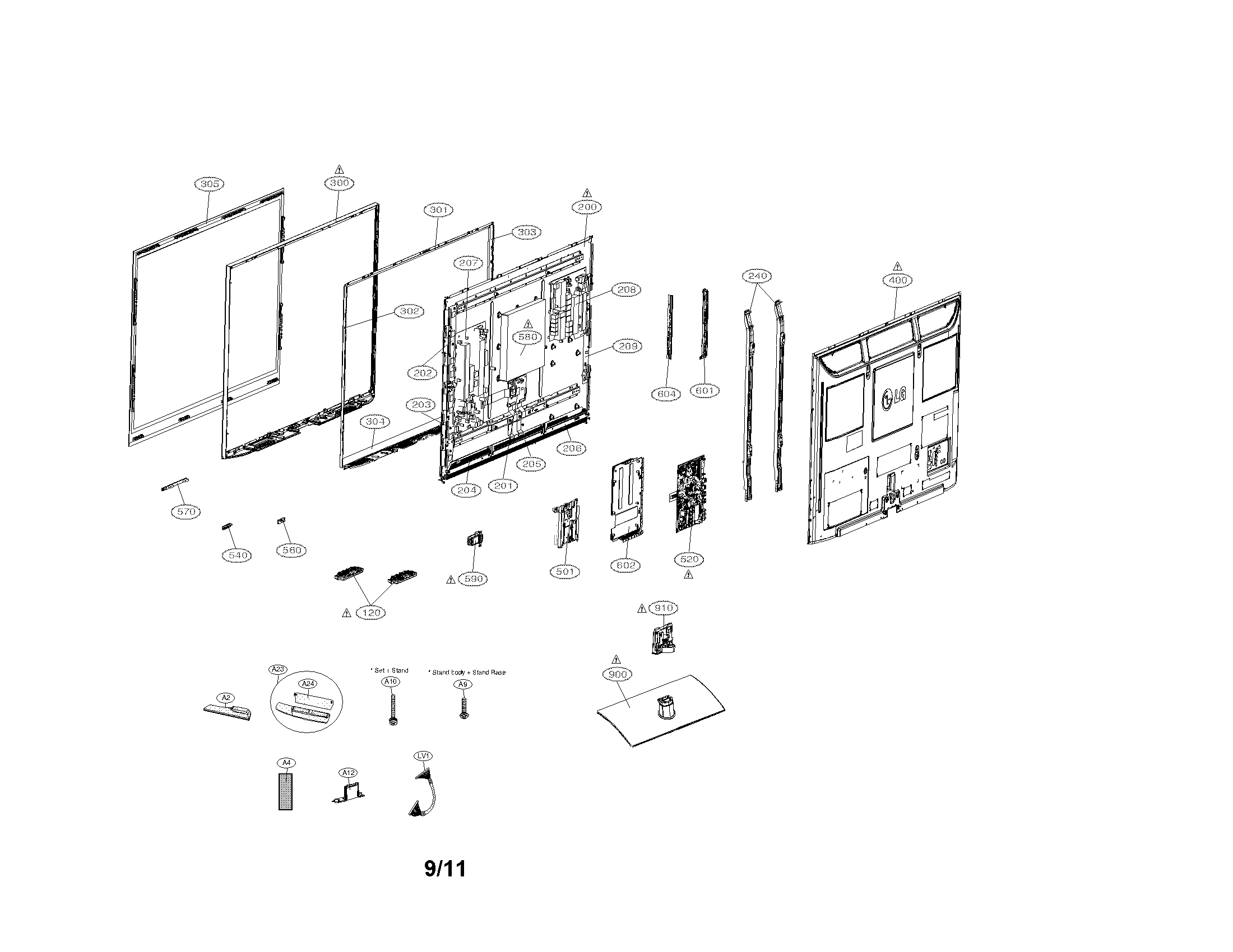 Exploded view parts