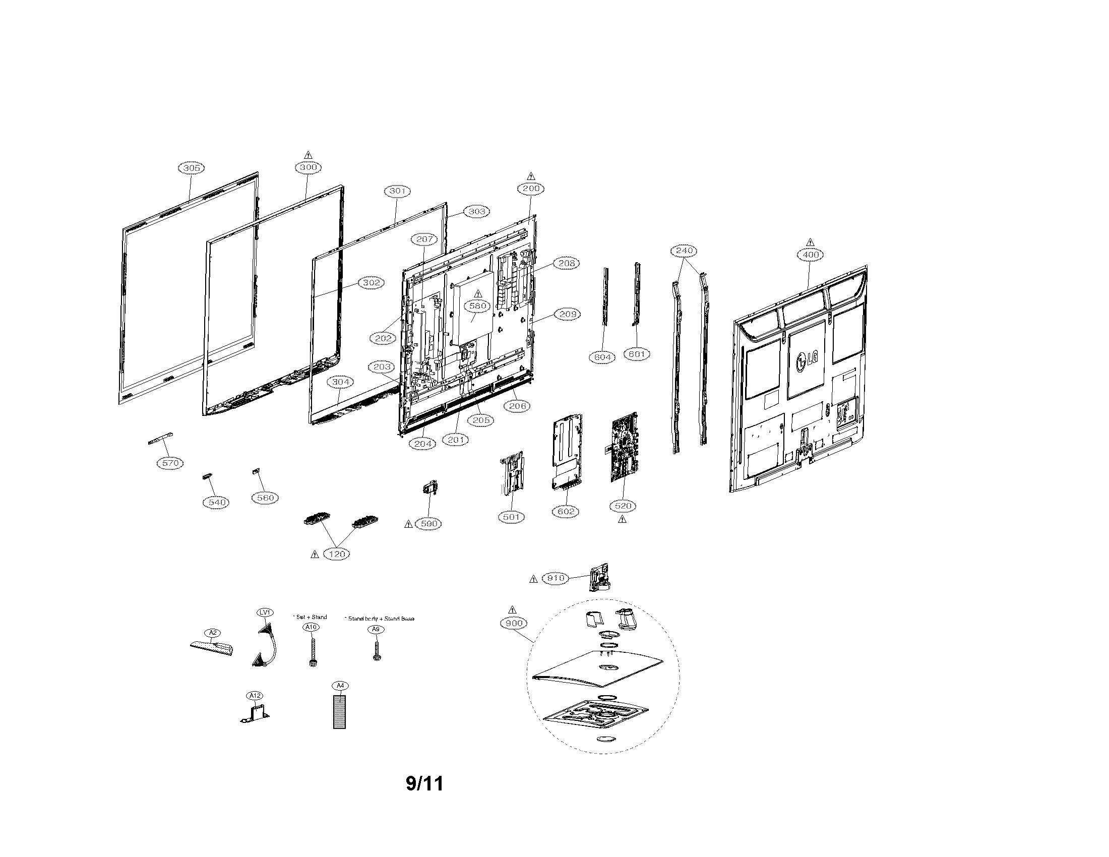 Exploded view parts
