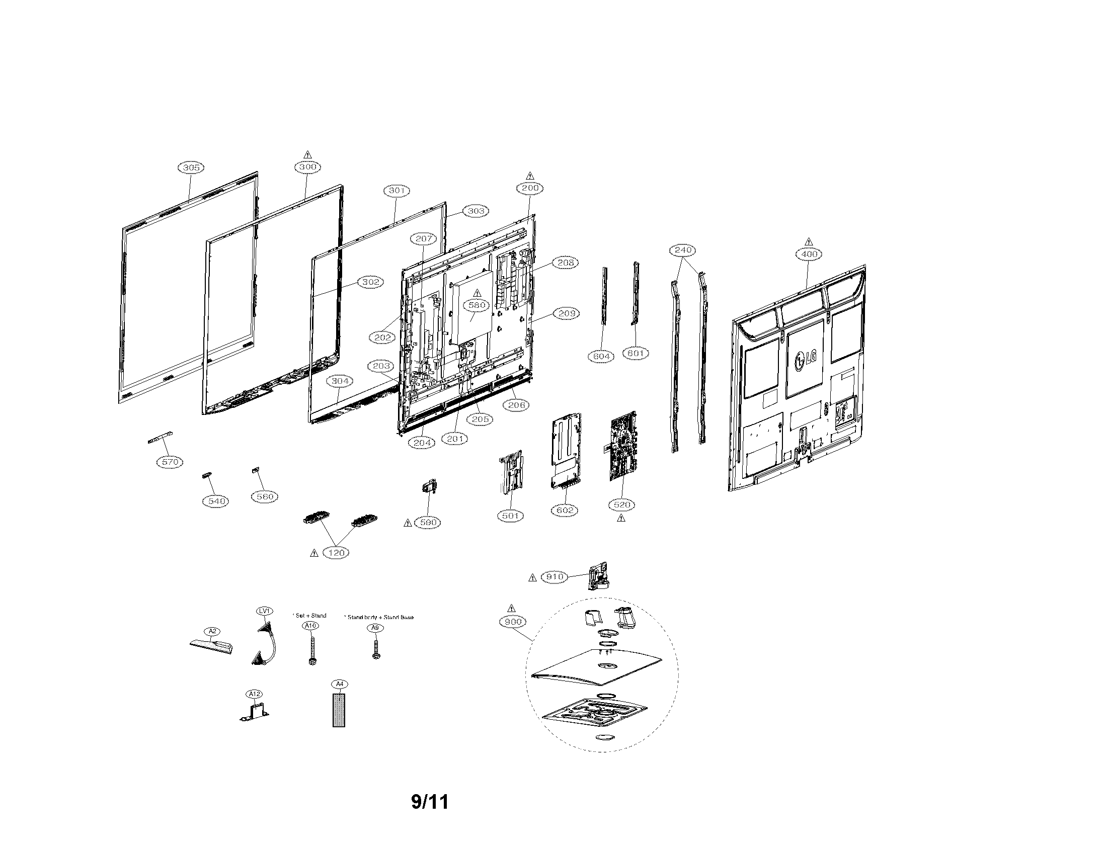 Exploded view parts