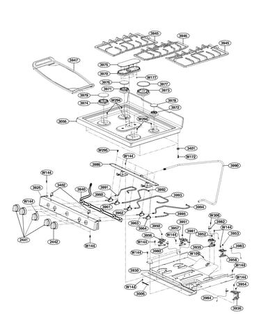 Cooktop parts