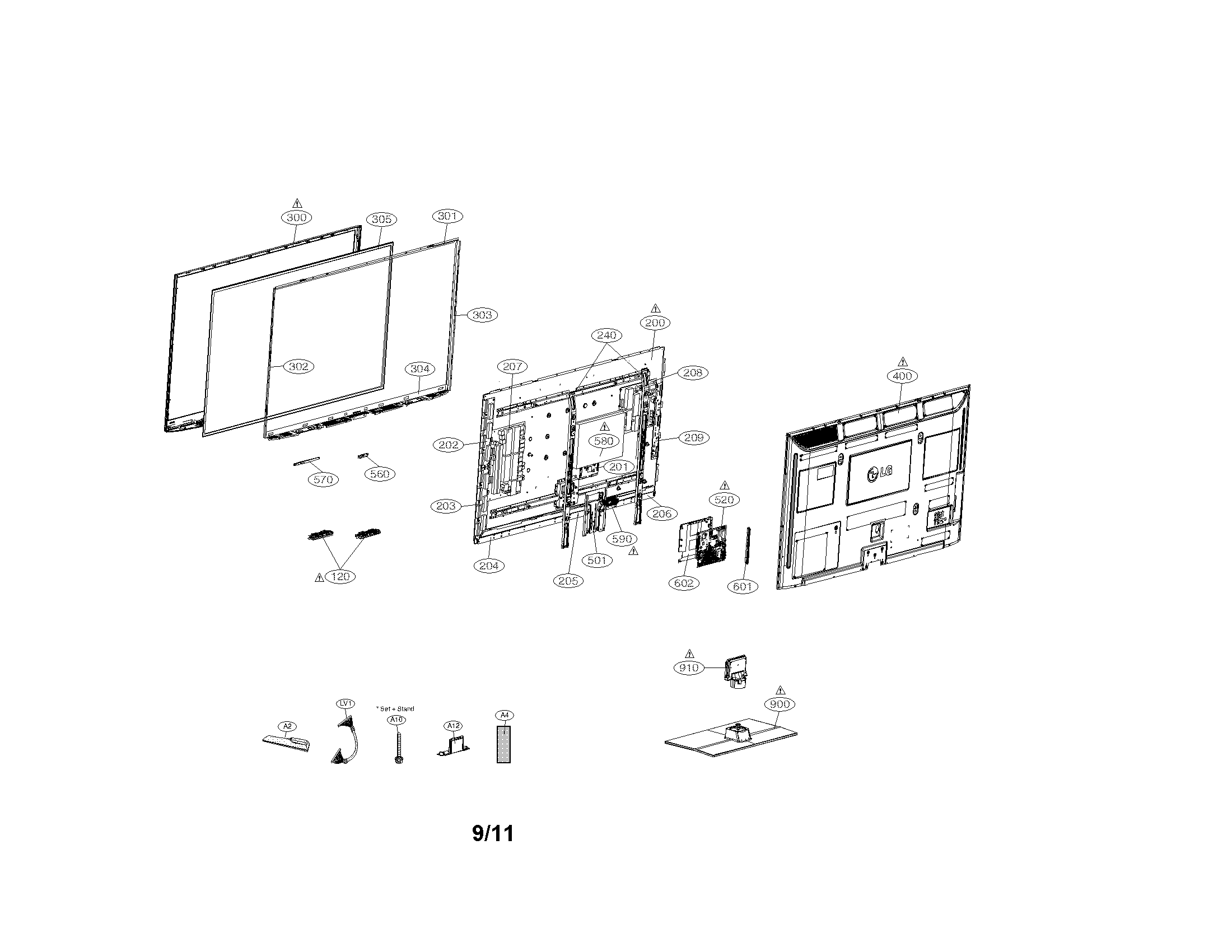 Exploded view parts