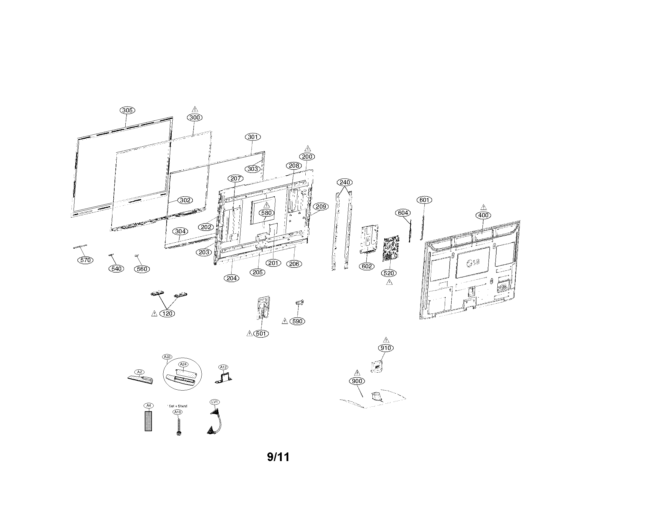 Exploded view parts