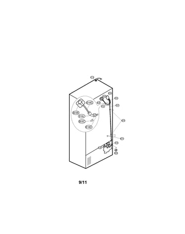 Water and valve tube parts