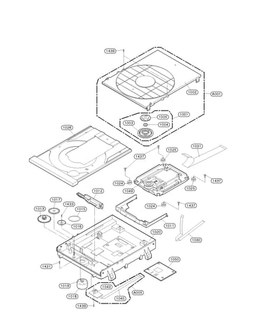 Deck mechanism section parts