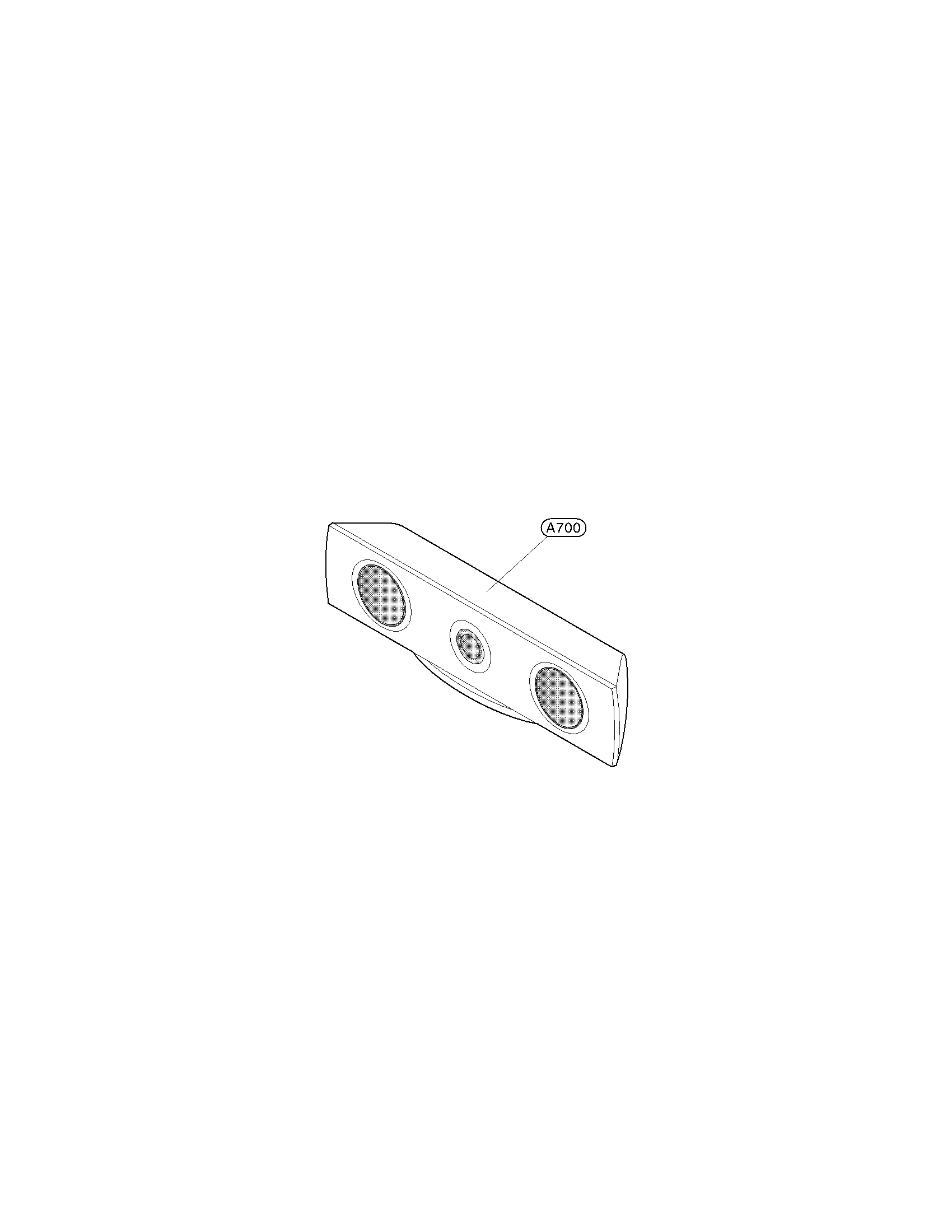 Center speaker parts