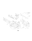 Cabinet and main frame section parts