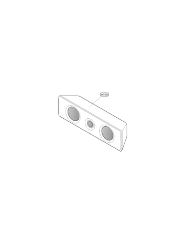 Center speaker parts