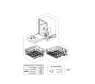 LG LDS4821ST exploded view parts 2 diagram