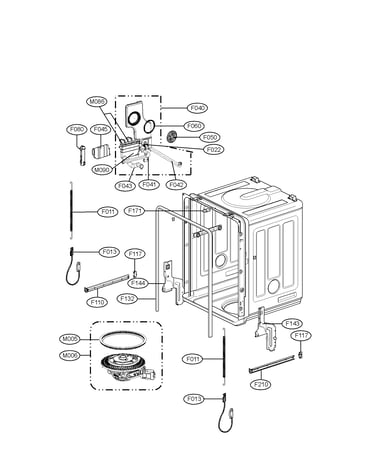 Tub assembly parts