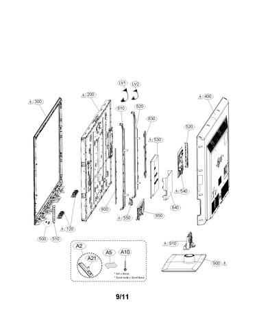 Exploded view parts