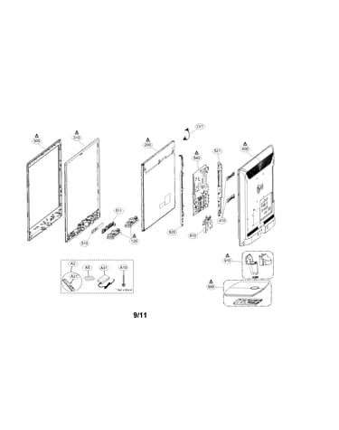 Exploded view parts