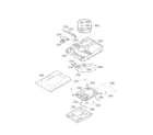 LG BD610 deck mechanism section parts diagram