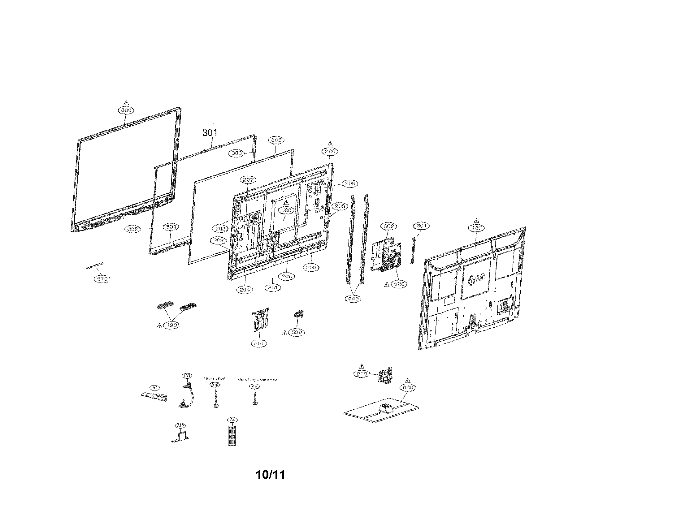 Exploded view parts