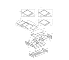 LG LFX25978SB/00 refrigerator assembly parts diagram