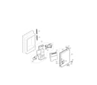 LG LMX25988ST/00 ice maker and ice bin parts diagram