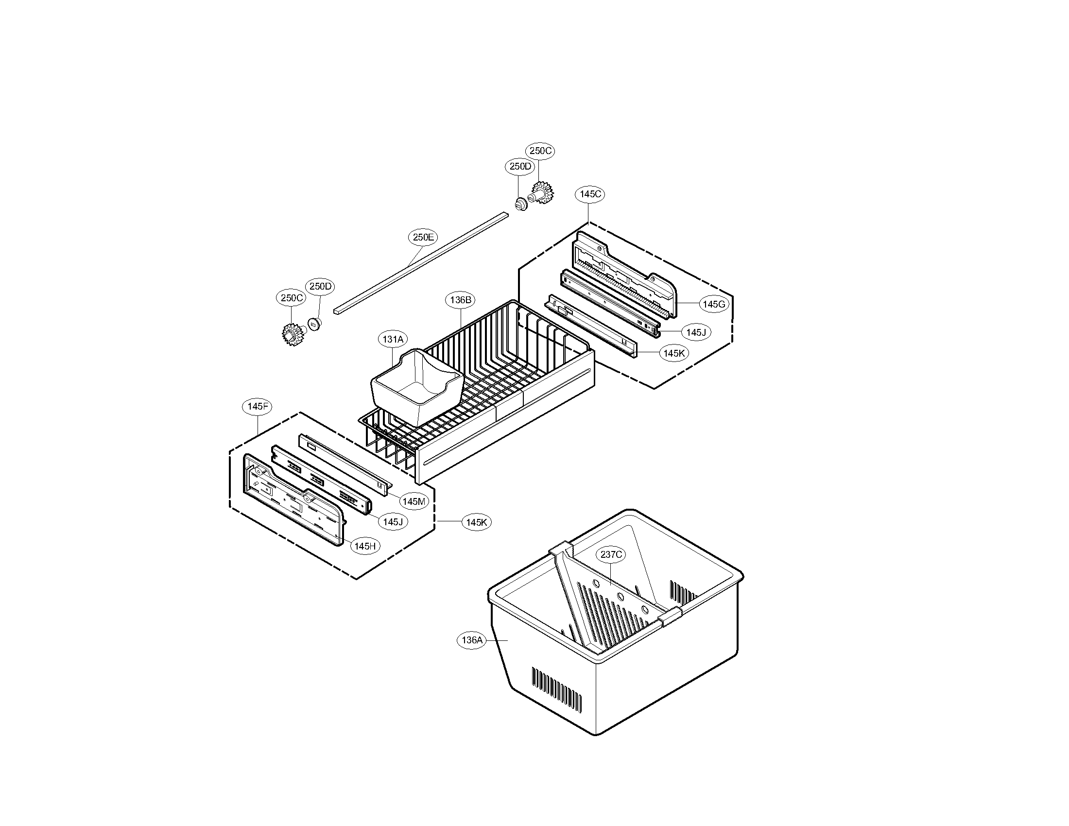 Freezer parts