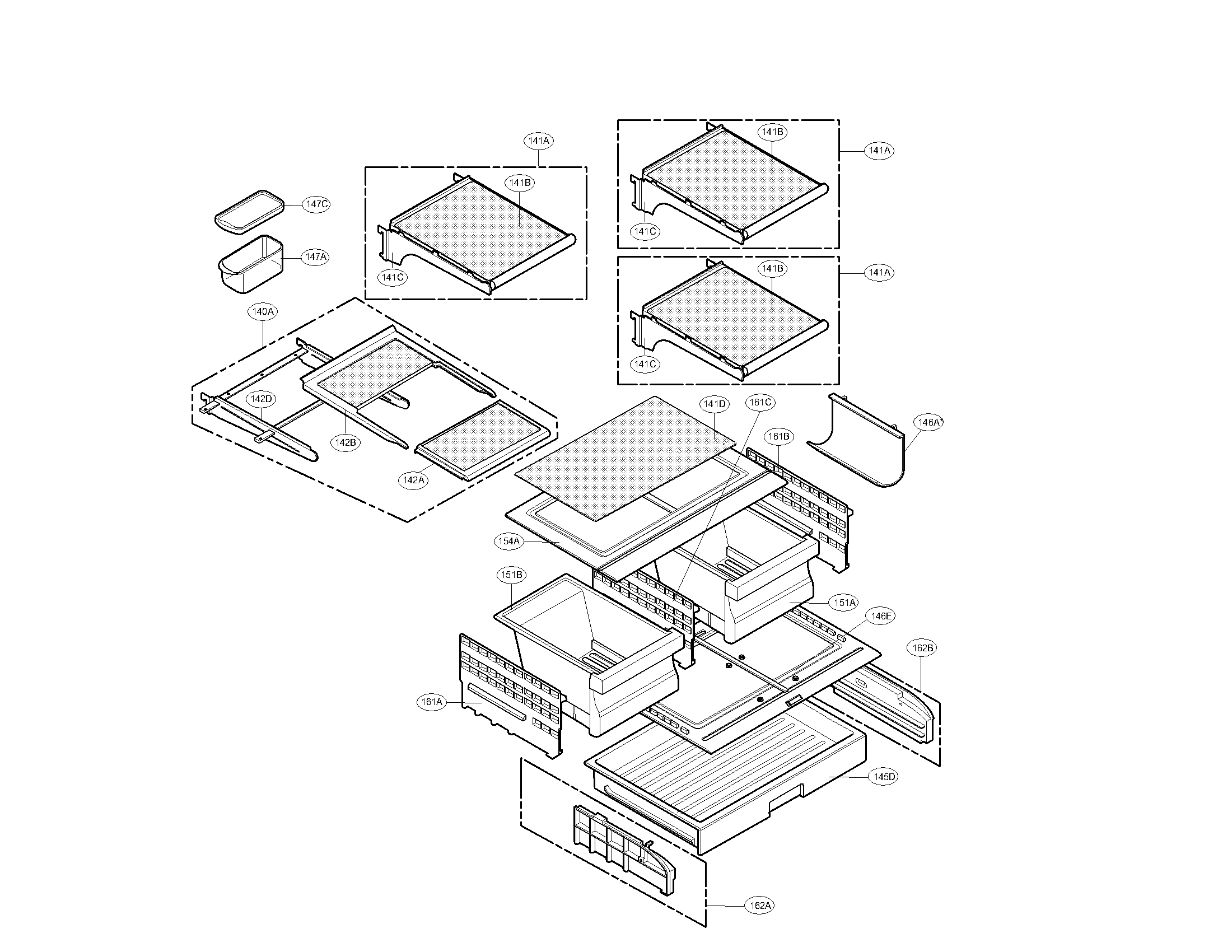 Refrigerator parts