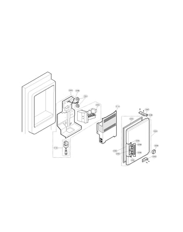 Ice maker and ice bank parts