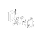 Kenmore 79572032111 ice maker and ice bank parts diagram