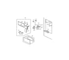 Kenmore 79572036111 dispenser parts diagram