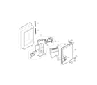 Kenmore 79572036111 ice maker and ice bank parts diagram