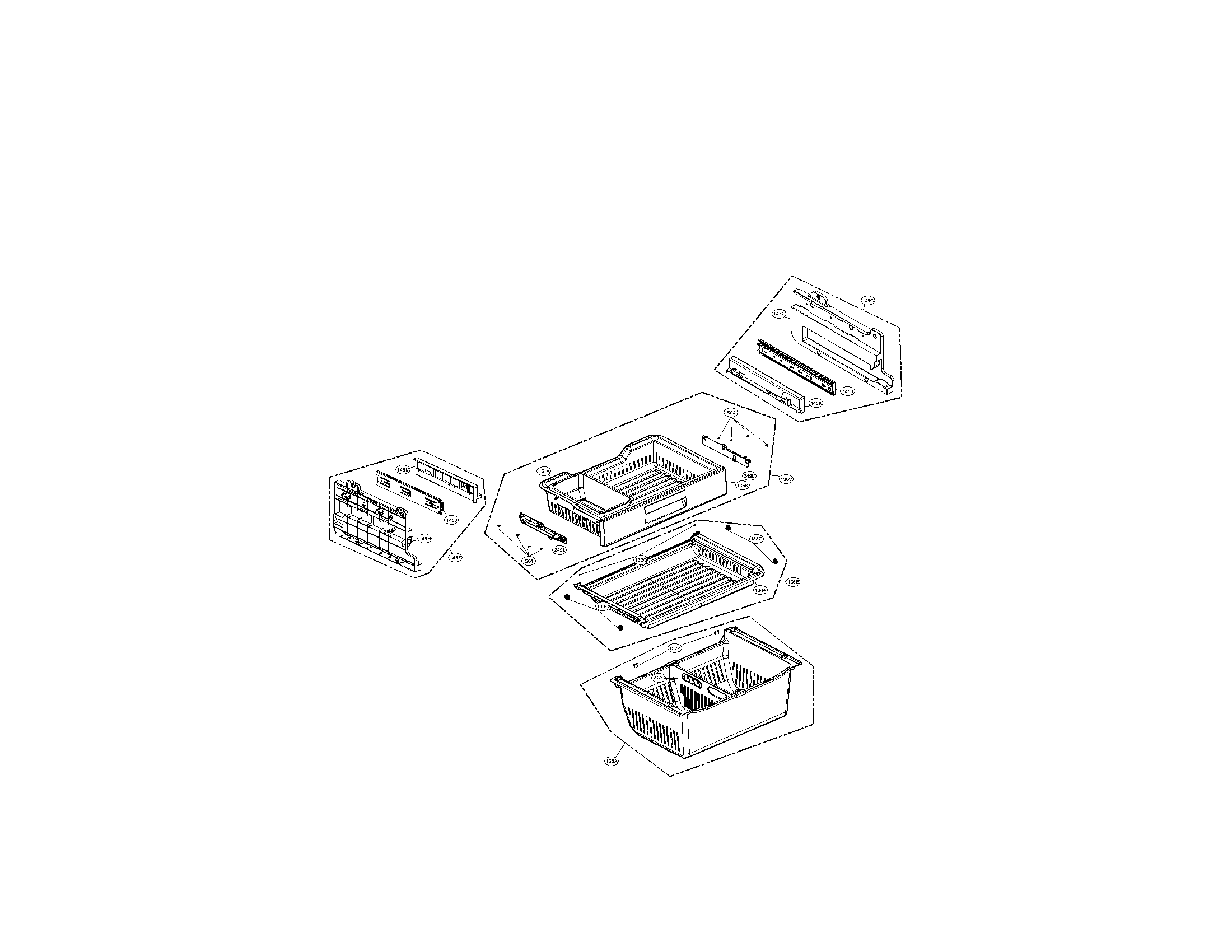 Freezer parts