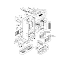Kenmore Elite 79572043110 case parts diagram