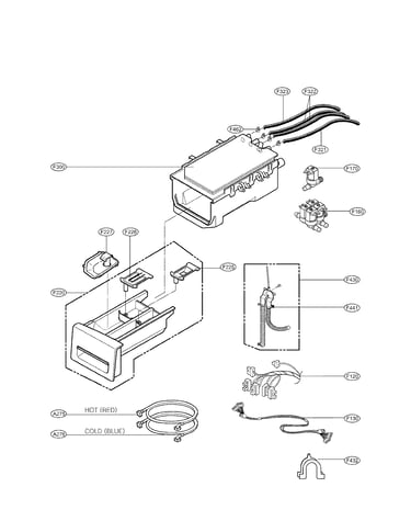 Dispenser assembly parats
