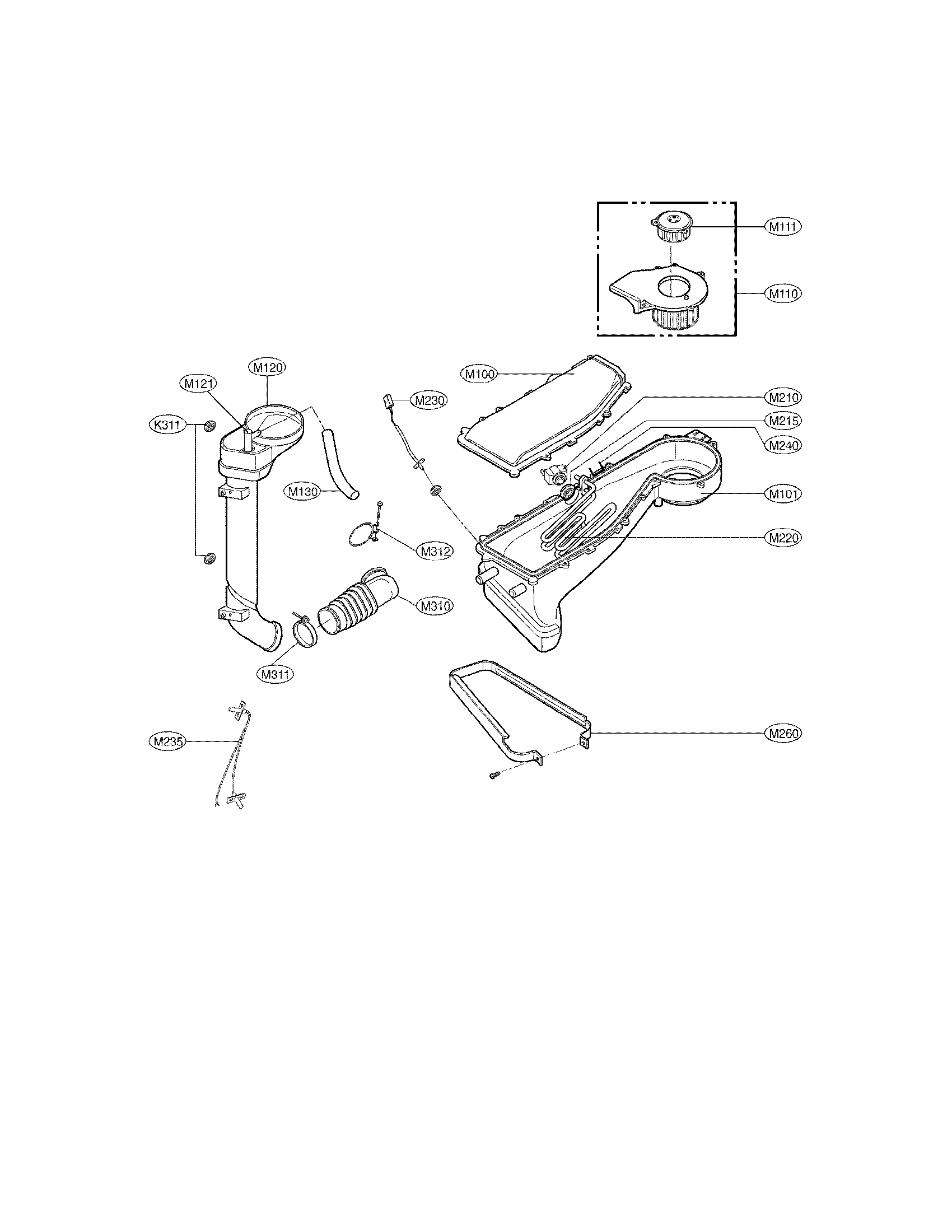 Exploded view parts
