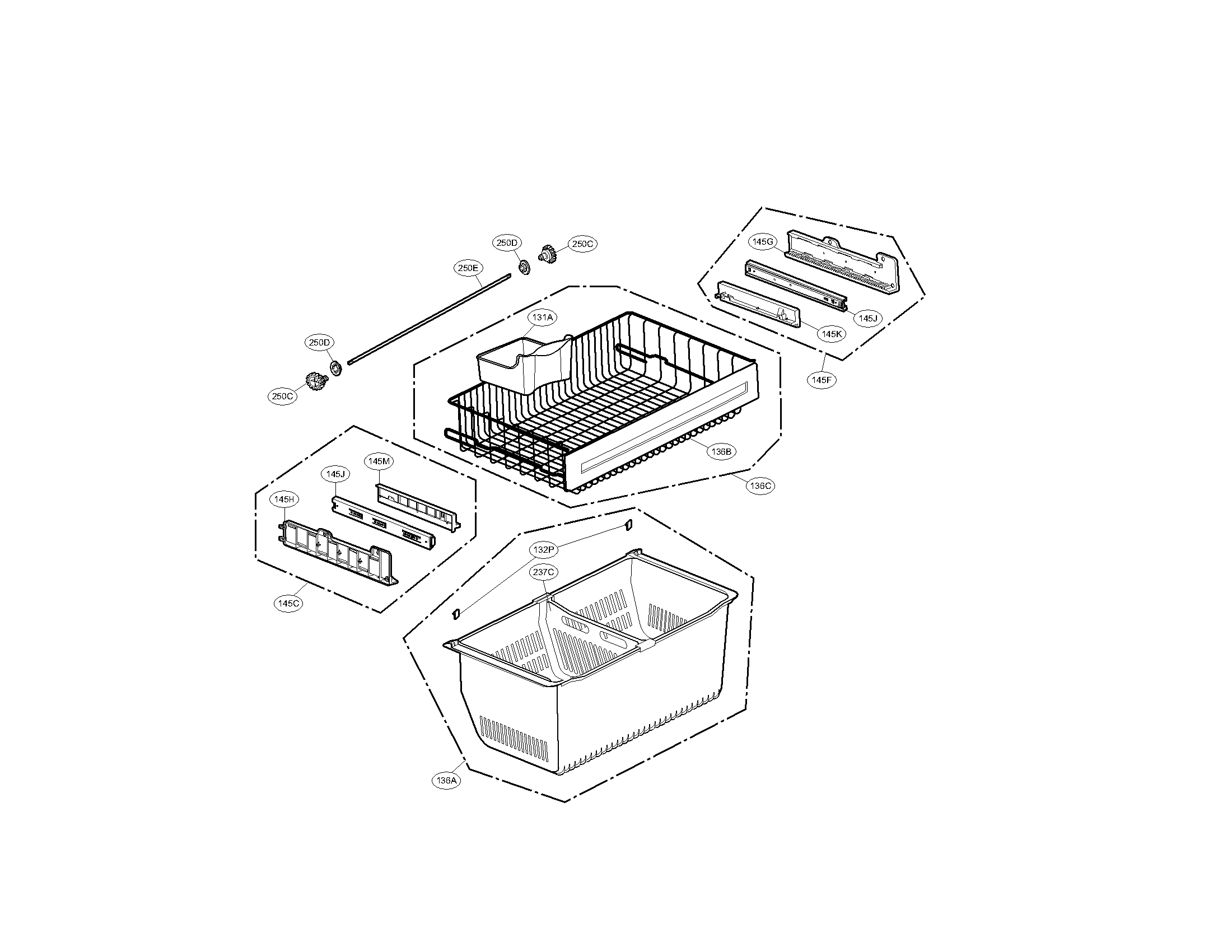 Freezer parts